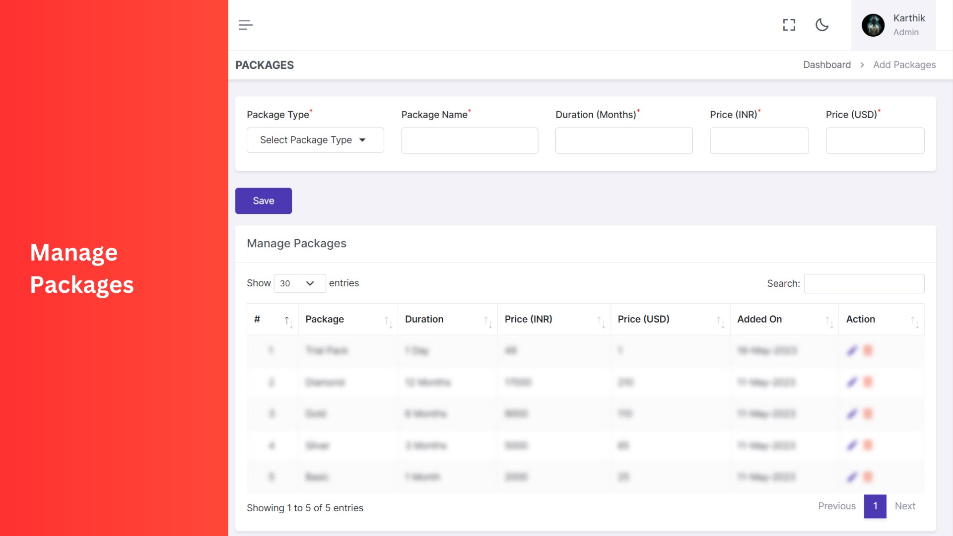 Custom Fitness Application