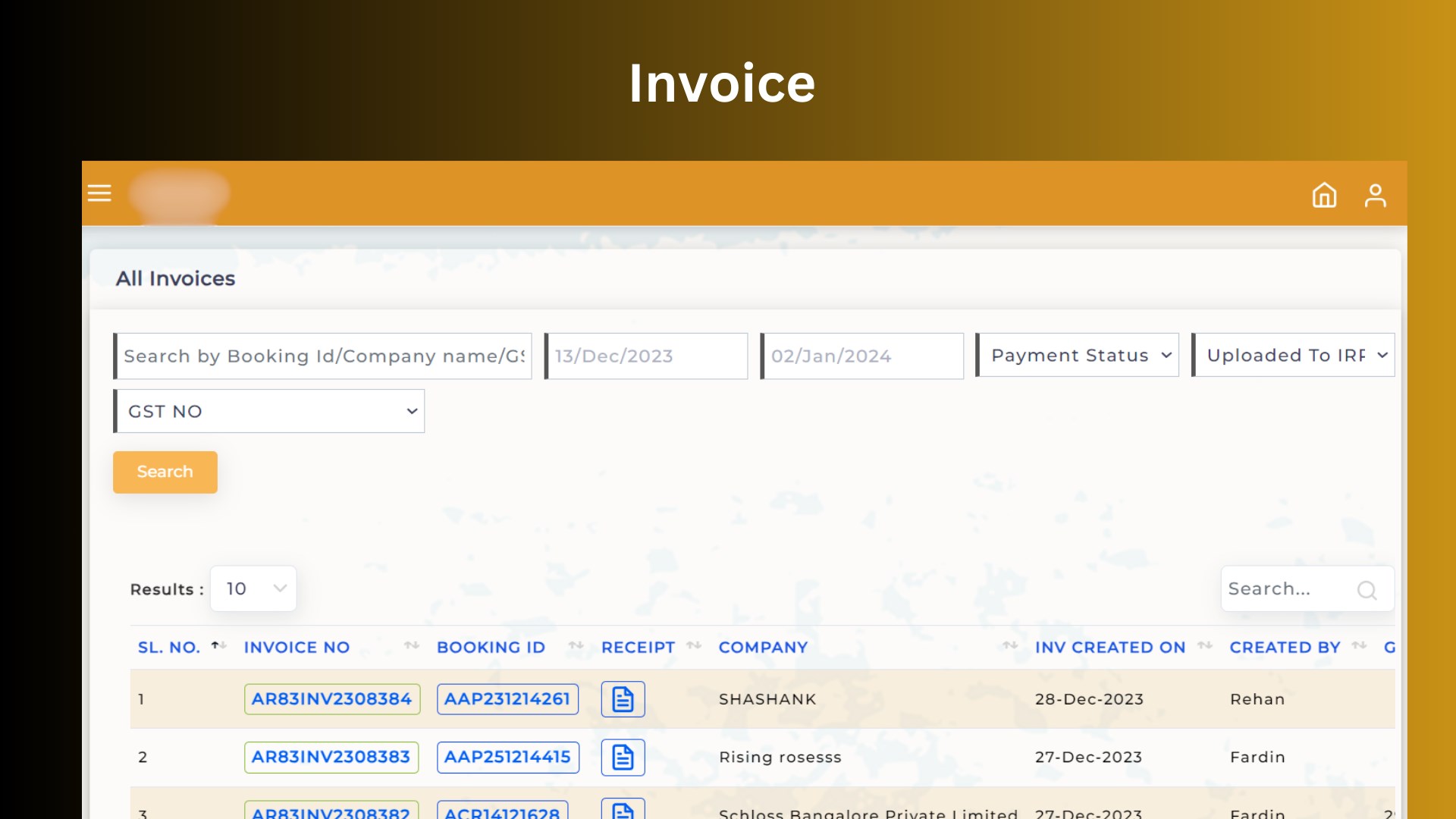Custom Application for Resort Management