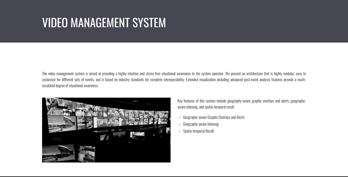 Solutions detail page