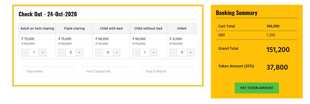 Partial Payment Options