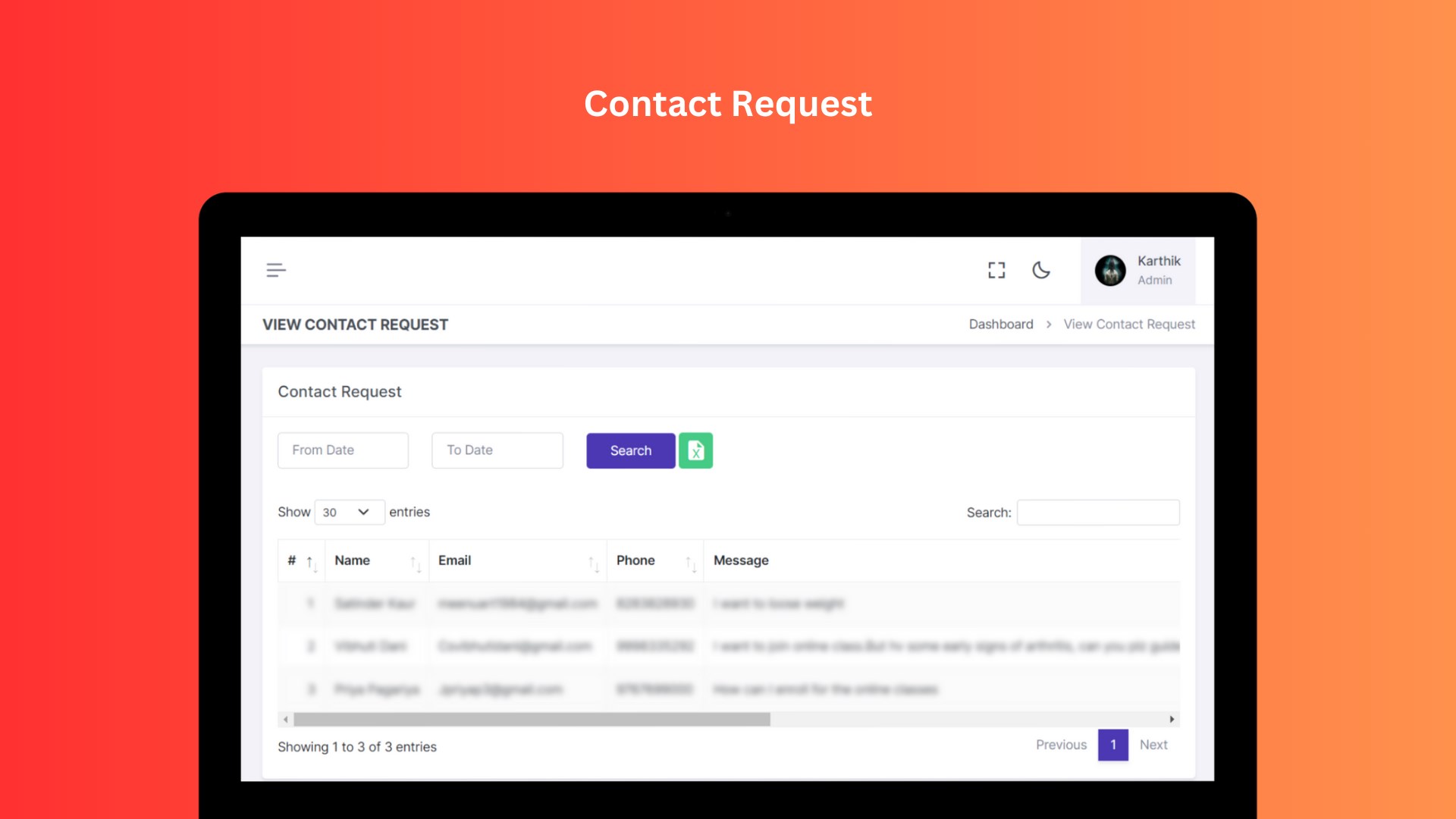 Custom Fitness Application