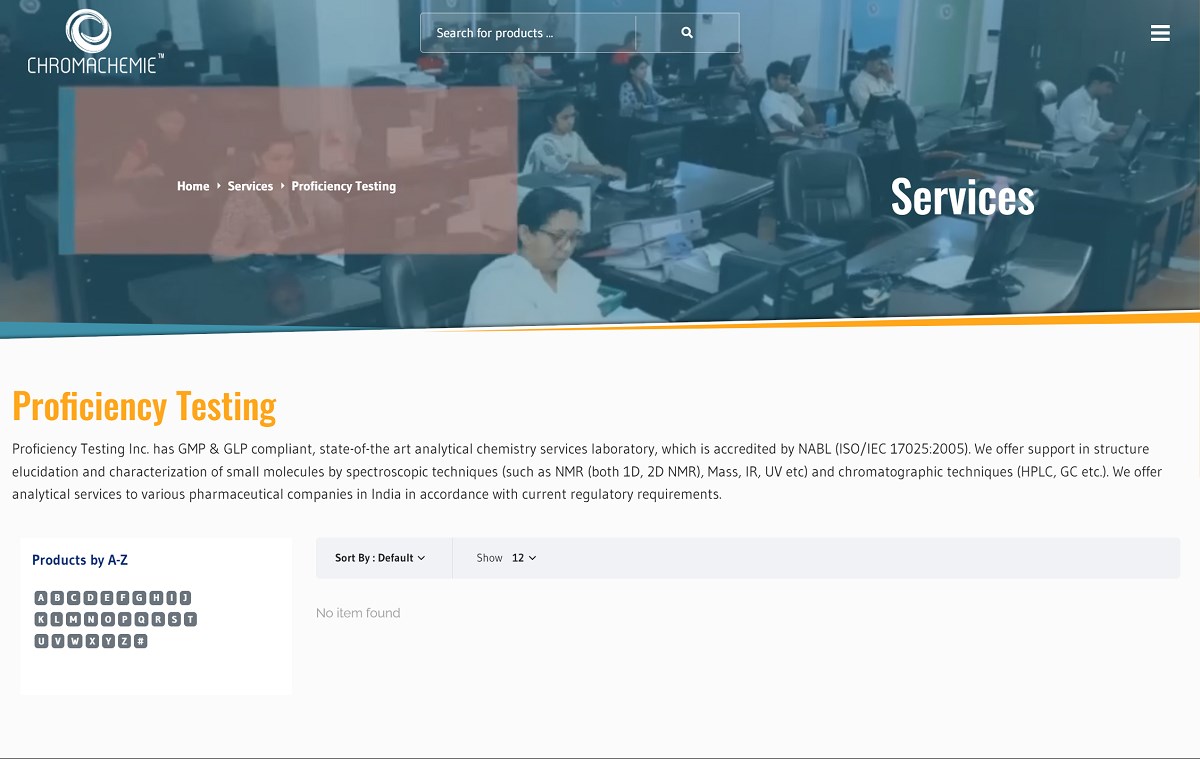 Service Detail page