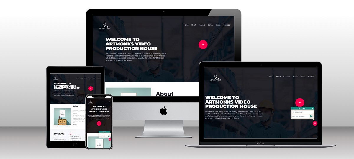 Responsive Layout for the website