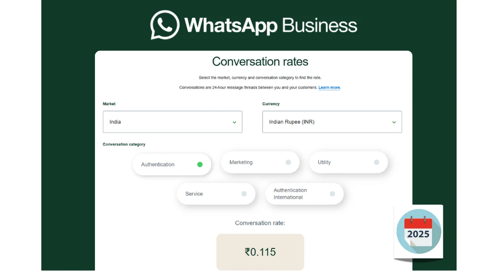 2025 WhatsApp API Pricing Overhaul: Costs, Categories & Strategy for India